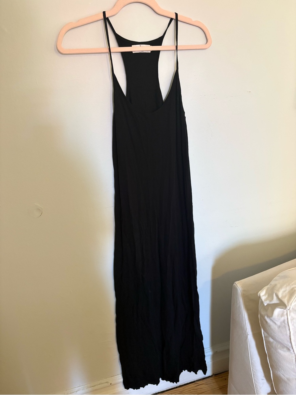 Velvet by Graham & Spencer Black Racerback Maxi Dress